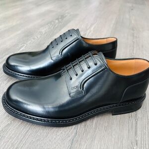 Dior | Black Leather Derby Shoe